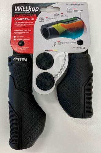 Wittkop Medicus Comfort set handvatten 135/95 mm met alu klem