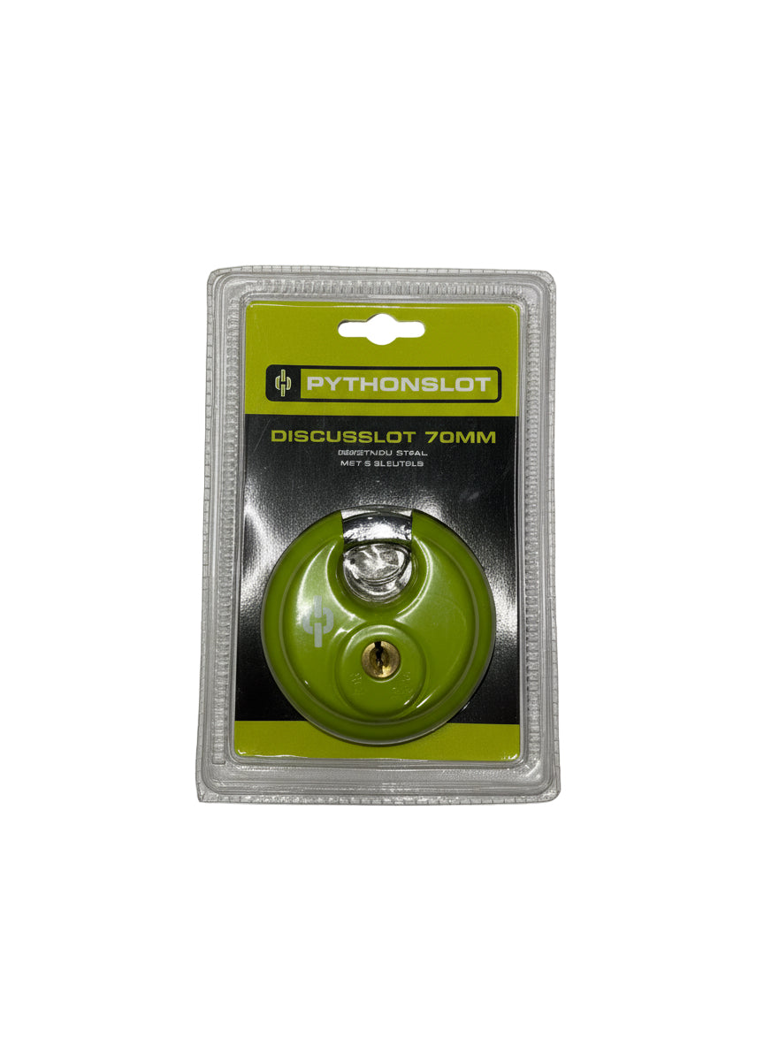 Pythonslot discusslot 70 mm. groen