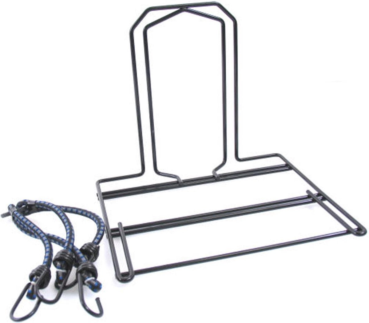 Steco Bag-Mee bagagedragerverbreder glans zwart