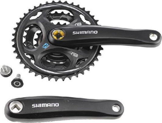 Shimano EFCM311C222XL crankstel Altus 7/8 spd. 170/42x32x22 zwart (587502) (- 4.5 mm diep)