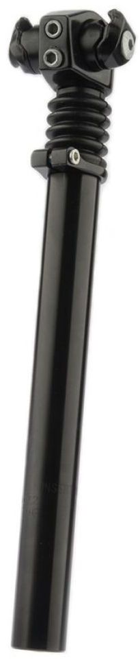 Post Moderne zadelpen verend 2-bout ATB 27.2 mm zwart