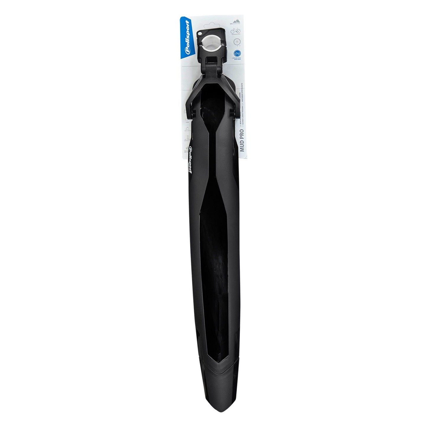 Polisport Mud PRO spatbord achter 26"/29" zwart
