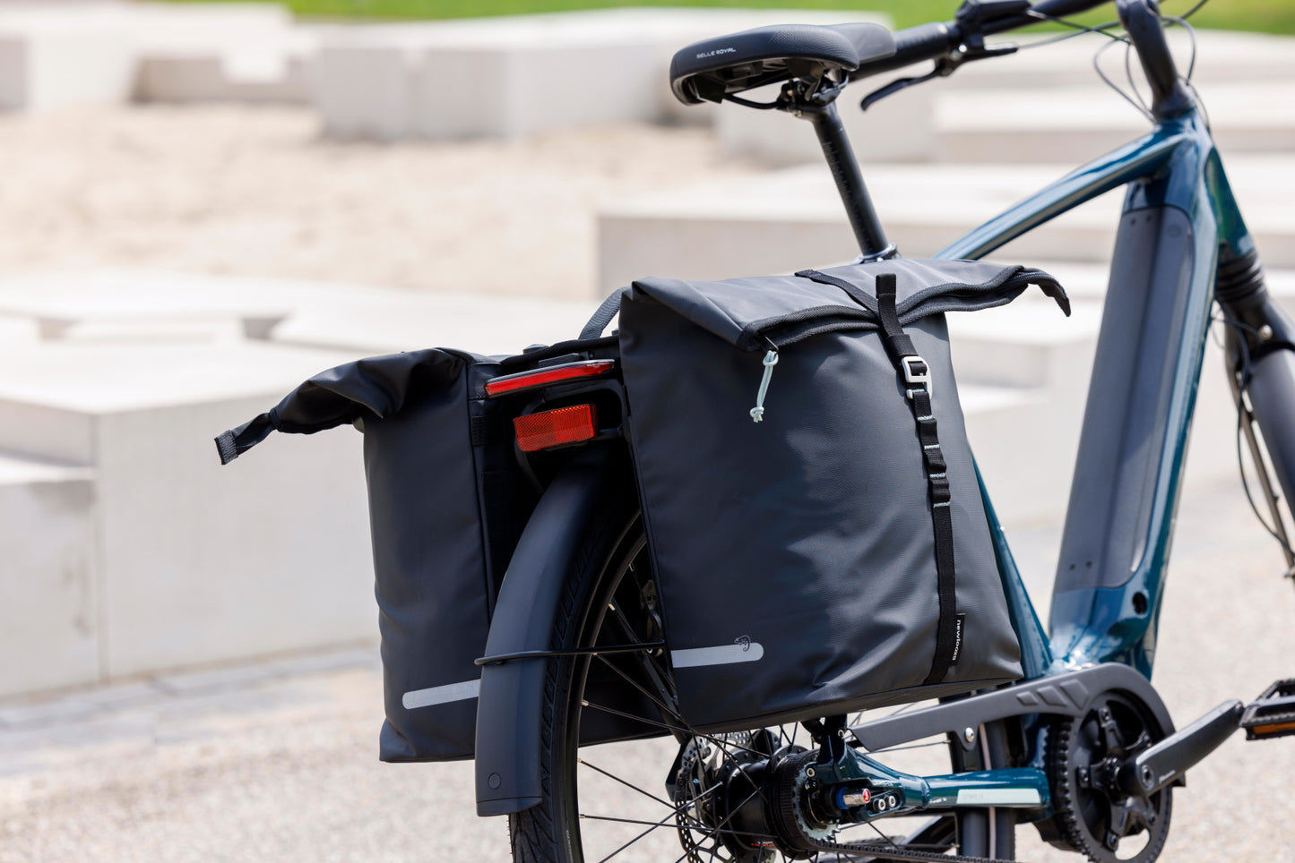 New Looxs tas nr. 168 Cantos Bag Double MIK 2.0 Black - 168.330MIK2.0