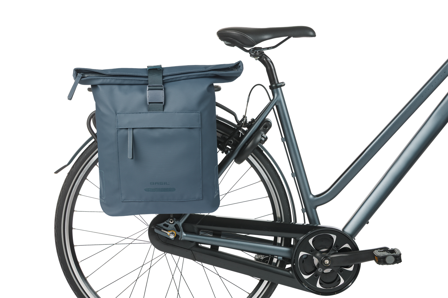 Basil 18547 Brooklyn dubbele fietstas 41L marineblauw