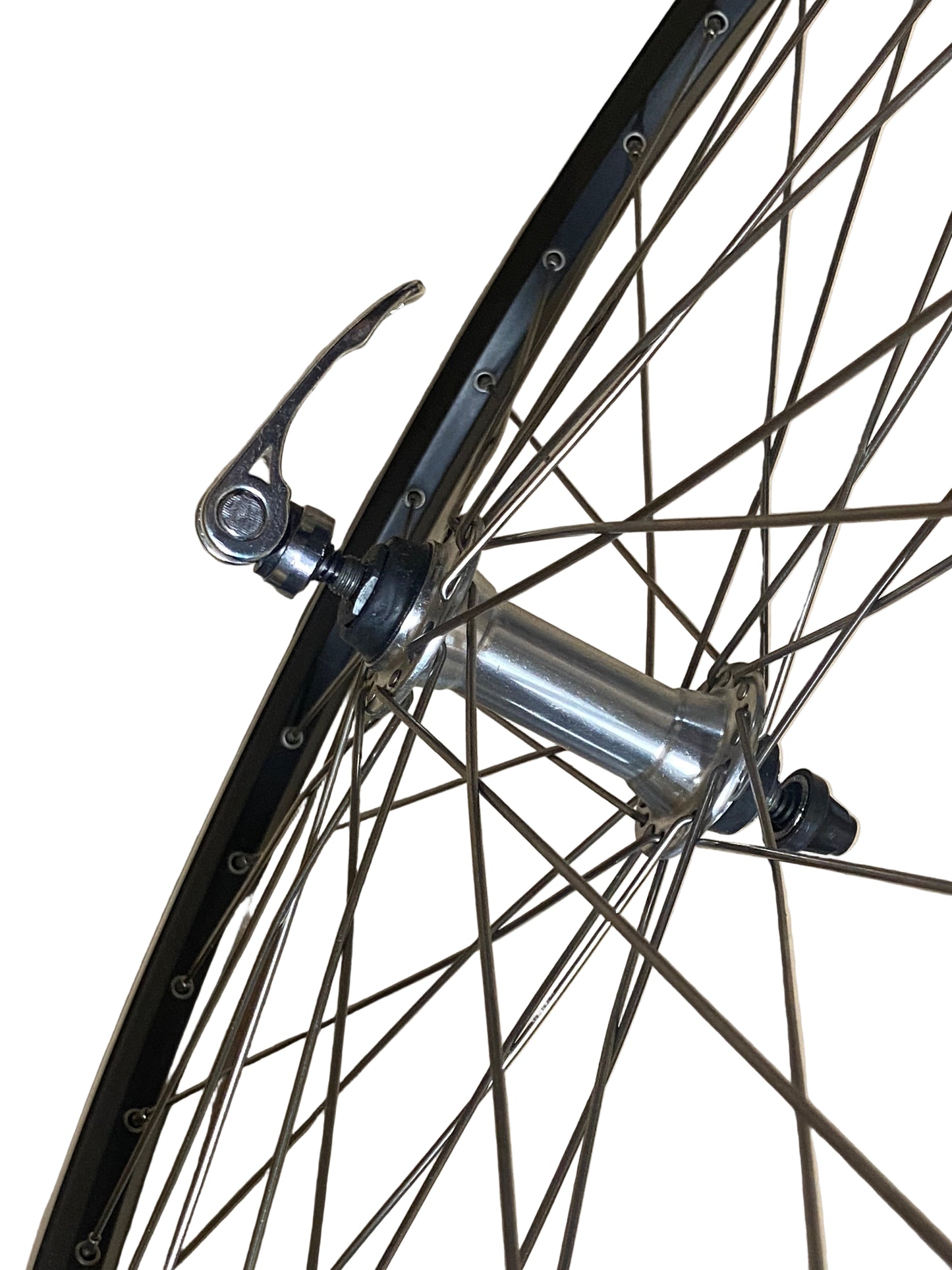 Voorwiel 26"- 559X19  IID Skorpion alu. zwart FM21 QR sp.14 RVS