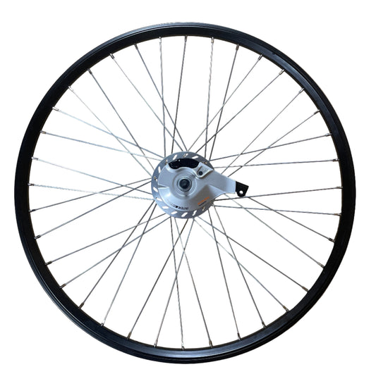 Achterwiel 28" - 622 Dynamic zwart RVS spaken Nexus 3 RB