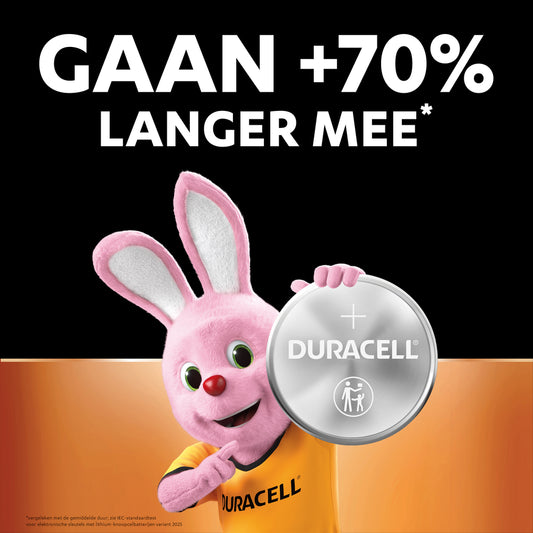 Batterij Duracell knoopcell CR2025 (2)
