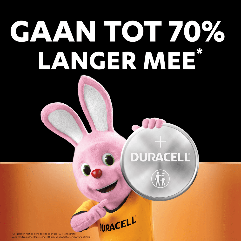 Batterij Duracell knoopcell CR2032DU (2)