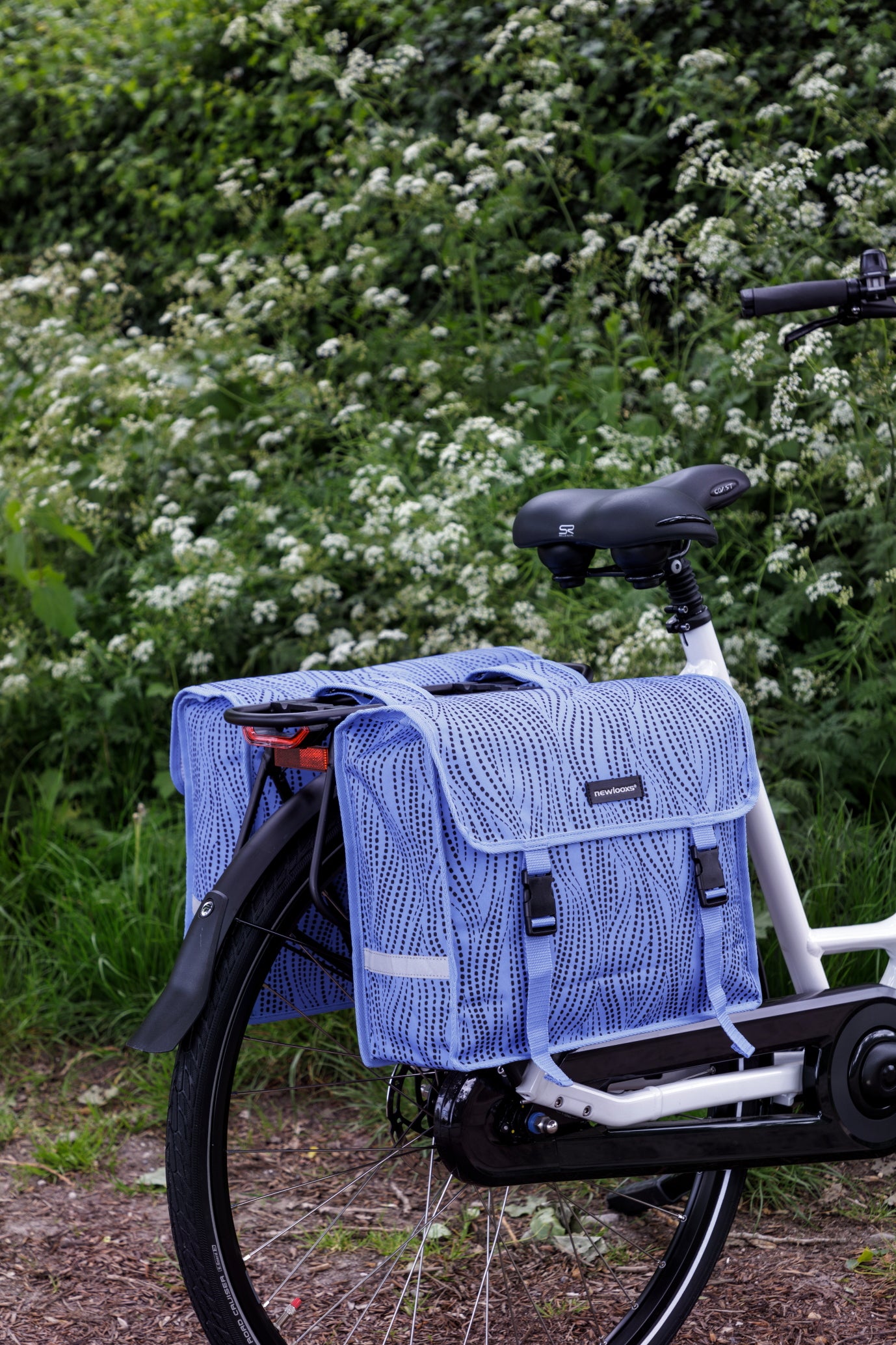 New Looxs tas nr. 230 Fiori Double Alma Blue - 230.164