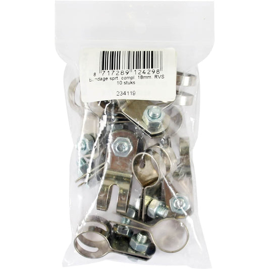Bandage compleet 18 mm. RVS