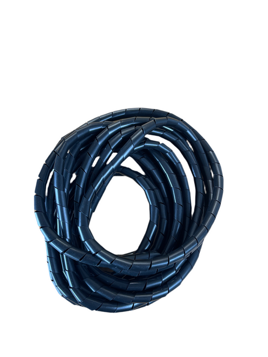 Spiraalband 8 mm. zwart 5 mtr.