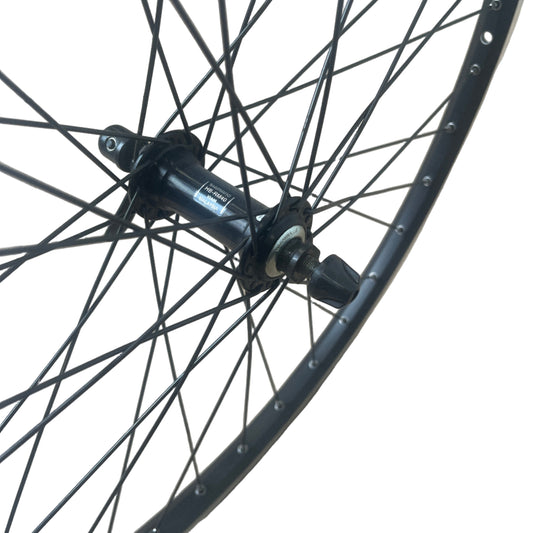 Voorwiel 26" 19-559 alu. ZAC19 Shimano RM40 QR zwart