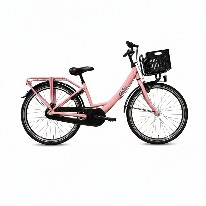 ALDO Wave Carino 24" meisjesfiets 3GRN - roze