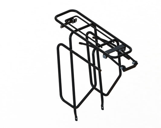 Steco Tubic Slim Design achterdrager mat zwart