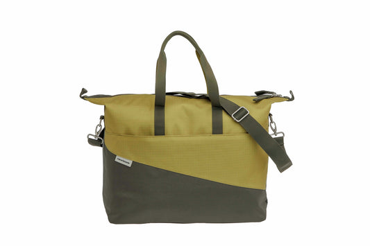 New Looxs tas nr. 357 Oslo Tendo laptop fietstas Olive/Yellow - 357.160