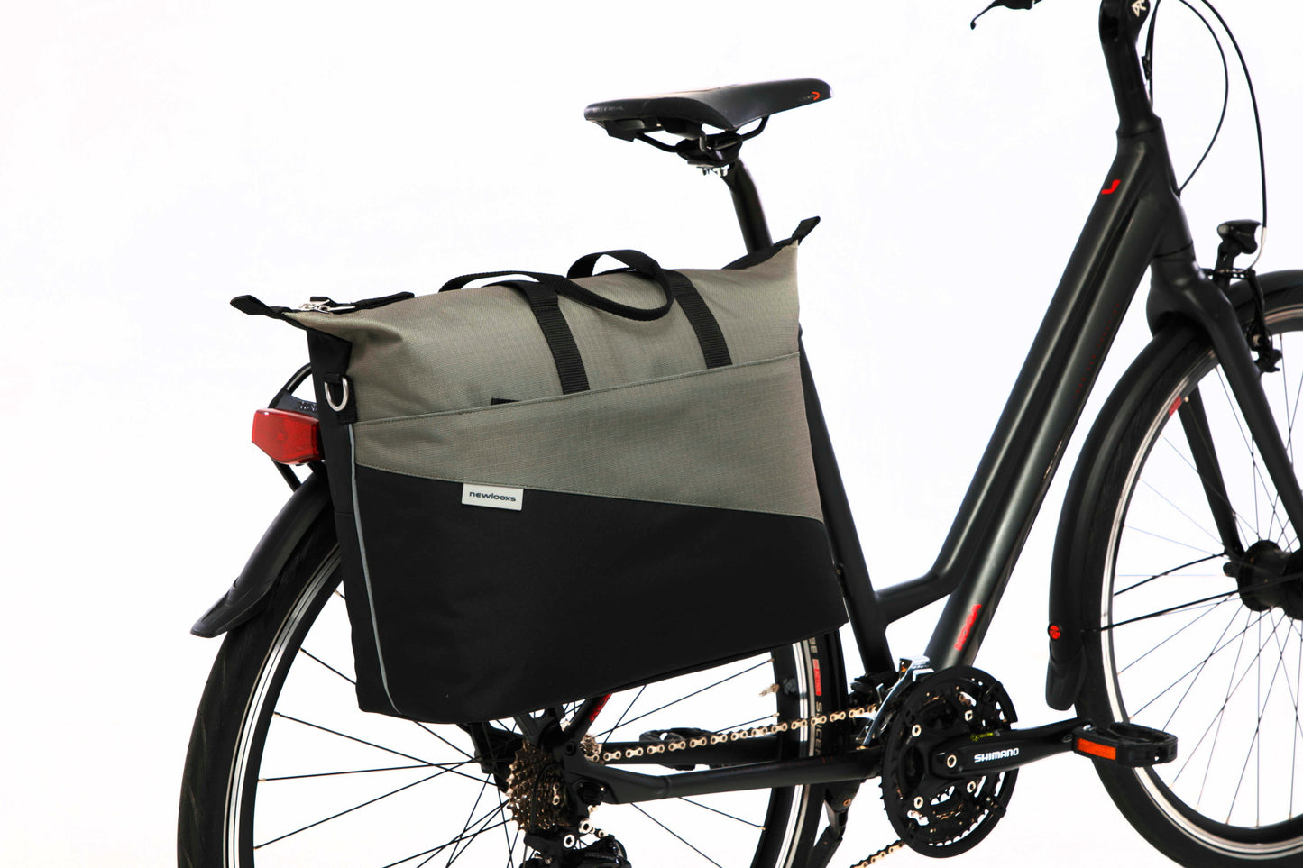 New Looxs tas nr. 357 Oslo Tendo laptop fietstas Black/Green - 357.162