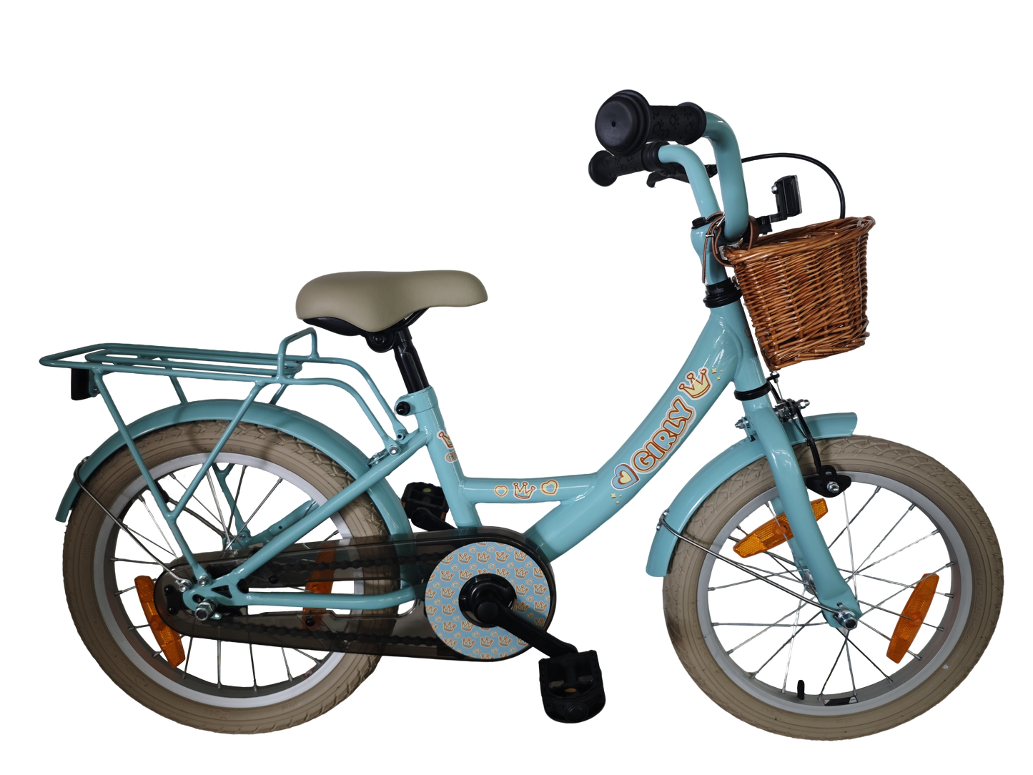 BFK 16" GIRLY meisjes blauw + mand