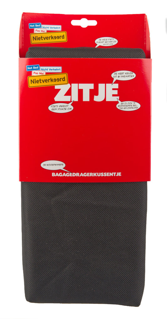 N/V zitje bagagedrager 32x15x5 cm. zwart