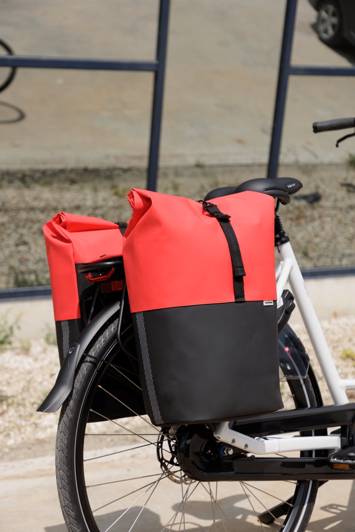 New Looxs tas nr. 393 Nyborg Double MIK Red/Black - 393.539MIK