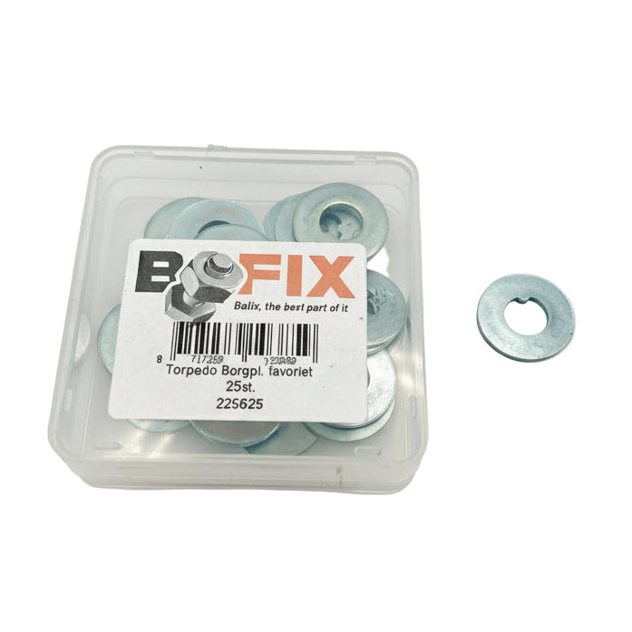 Torpedo borgpplaatje favoriet