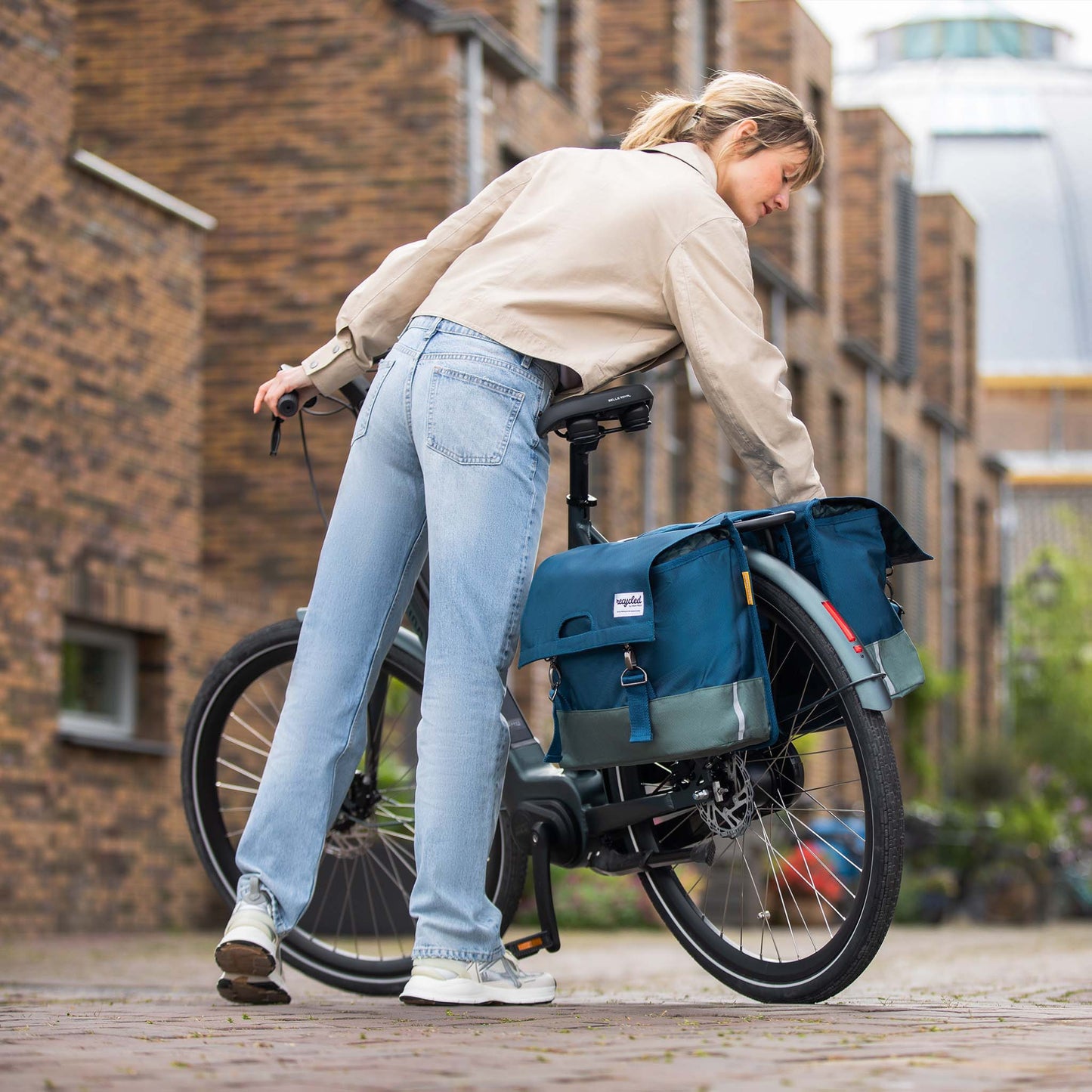 Urban Proof Double Bag 40L Blue Green - Recycled