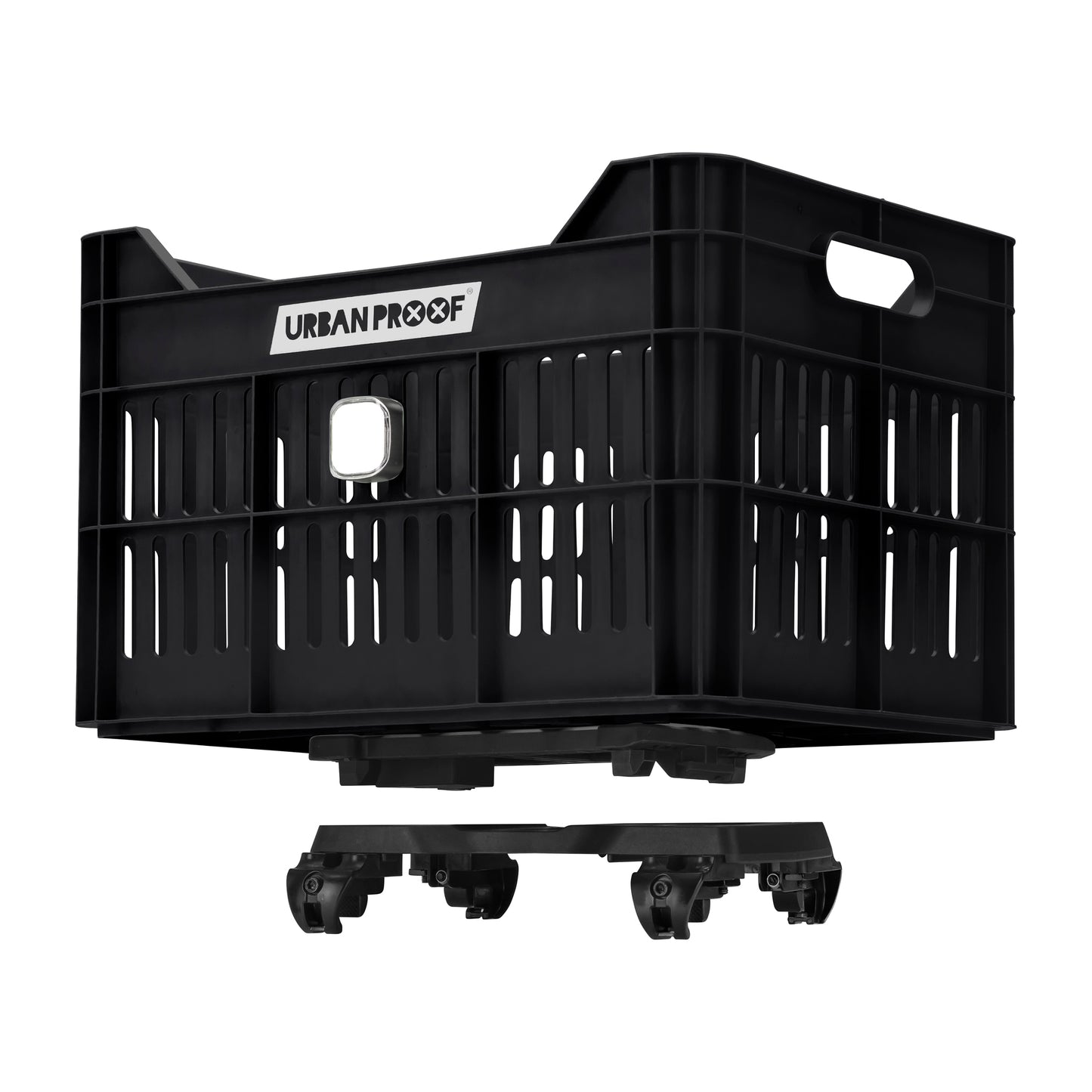 Urban Proof fietskrat 30L Click zwart - Recycled