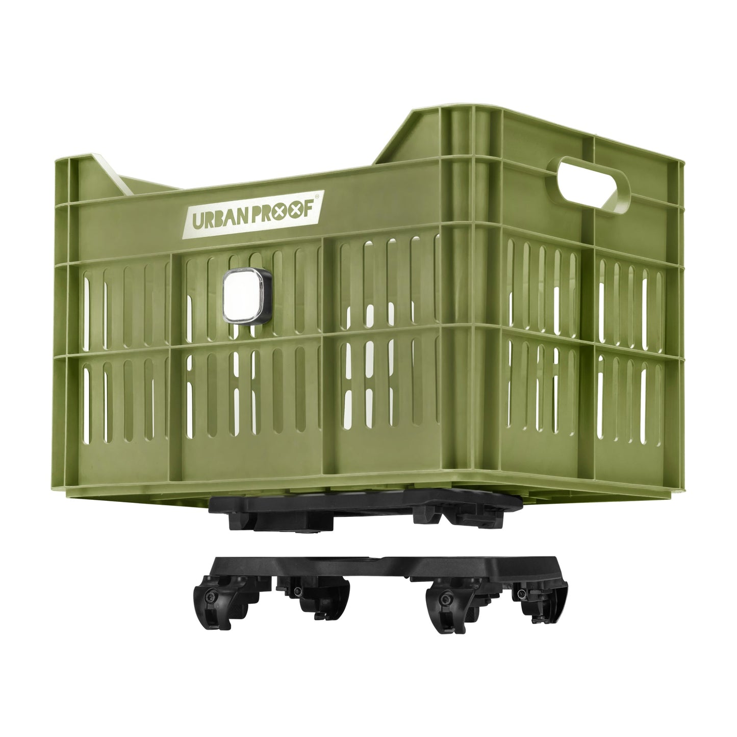 Urban Proof fietskrat 30L Click olijfgroen - Recycled