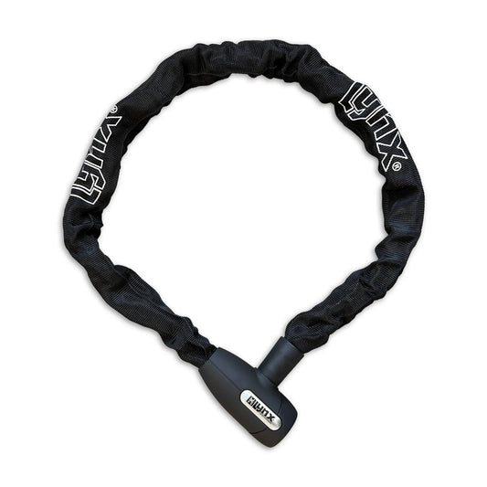 Lynx kettingslot Cityline L85 black 8 mm. x 85 cm. nylon hoes