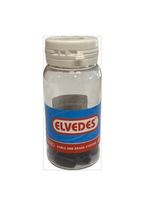 Elvedes ELV1003 Weinmann Ferrule 5.3 mm. PVC zwart (25)