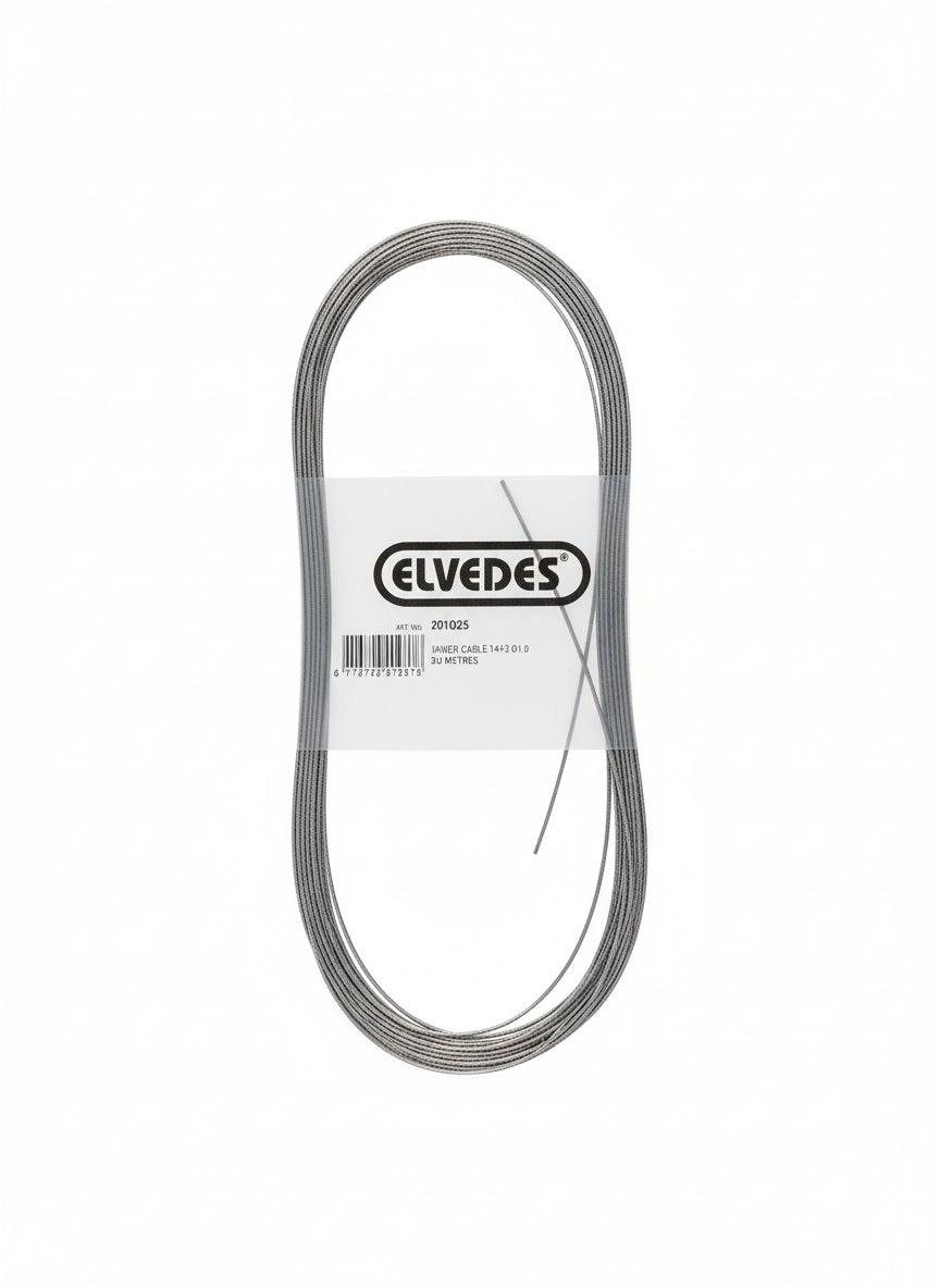 Elvedes 2010/25 binnenkabel 25 mtr. 1.0 mm.