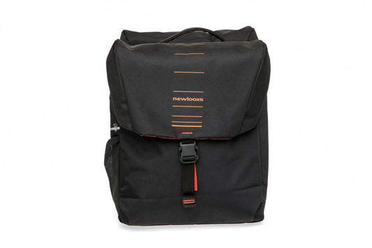 New Looxs tas nr. 536 Vigo Double MIK 2.0 Black/Orange - 536.156MIK2.0