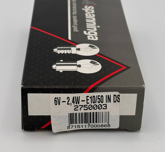 Spanninga lampjes nr. 3 / 6V-2,4W-E10