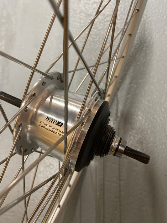 Achterwiel 811847 28" 19-622 Alu ZAC2000 Shimano 7 RB incl. draaigreep en toebehoren