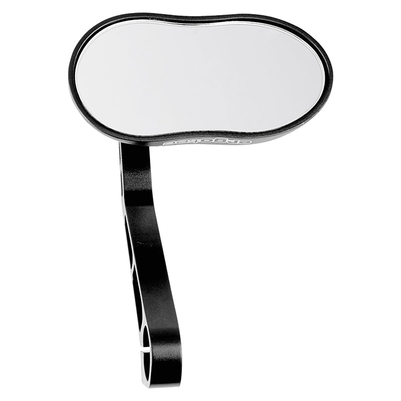WH spiegel M-88 aluminium zwart per stuk