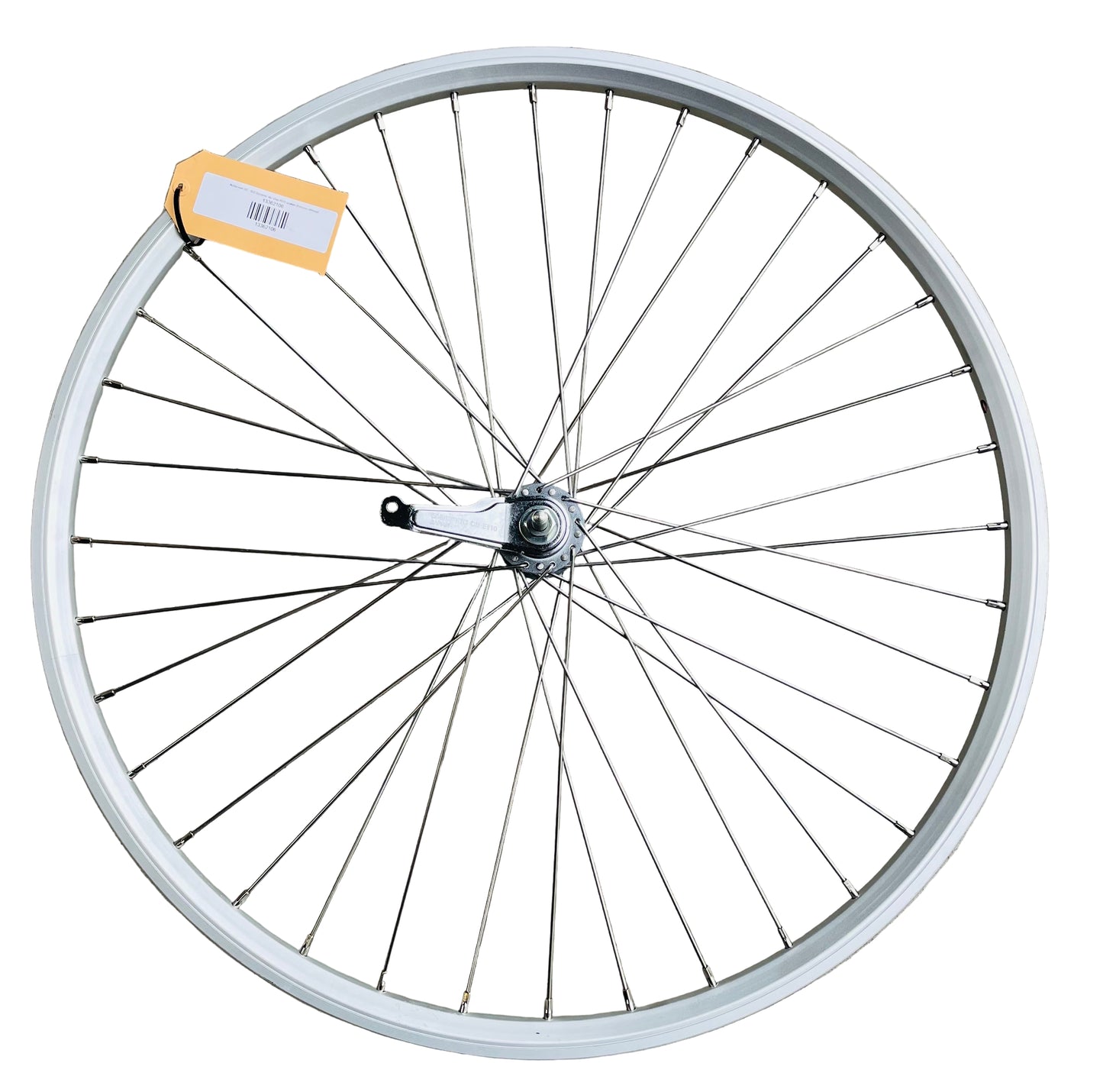 Achterwiel 28" - 622 Dynamic alu zilver RVS spaken Shimano remnaaf
