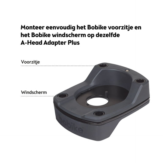 Bobike Mini A-Head Plus adapter / bevestigingsset - integrated cables