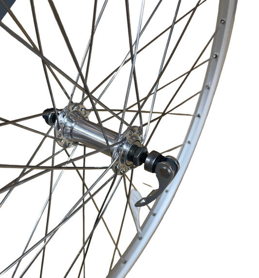 Voorwiel 802894 28" hybride 19-622 alu. ZAC 19 QR RVS spaken