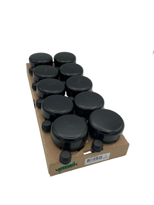 Widek stalen bel ALDO zwart gelakt met kunststof klepel (10)