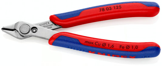 Knipex snijtang voor elektronica, kabelbinders e.d.