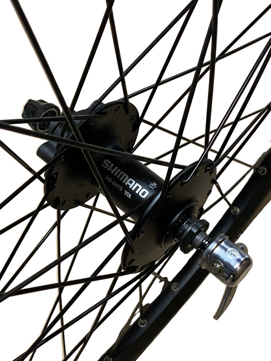 Voorwiel 26" 21-559 Taurus alu. zwart Shimano HB475 schijfrem