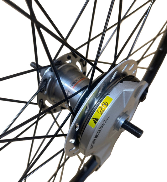 Achterwiel 28" - 622 Cargo zwart Dynamic zwarte spaken Nexus 3 RB