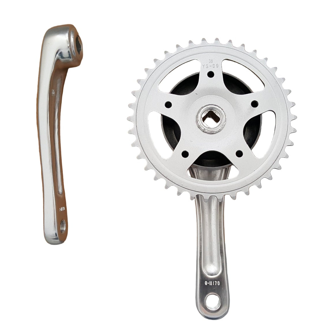 Chainline alu crankset Polish 38T/170mm/95mm disc
