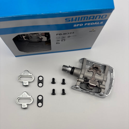 Shimano EPDM324 pedalen m/cleats enkelzijdig SPD