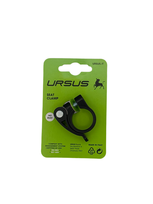 Ursus zadelbuisklem aluminium QR zwart 25.7 - 609D26V00-A01