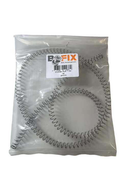 Drukveer RVS 1 meter