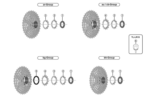 Shimano ICSHG4009132 cassette CS-HG400 9-speed 11-12-14-16-18-21-24-28-32T