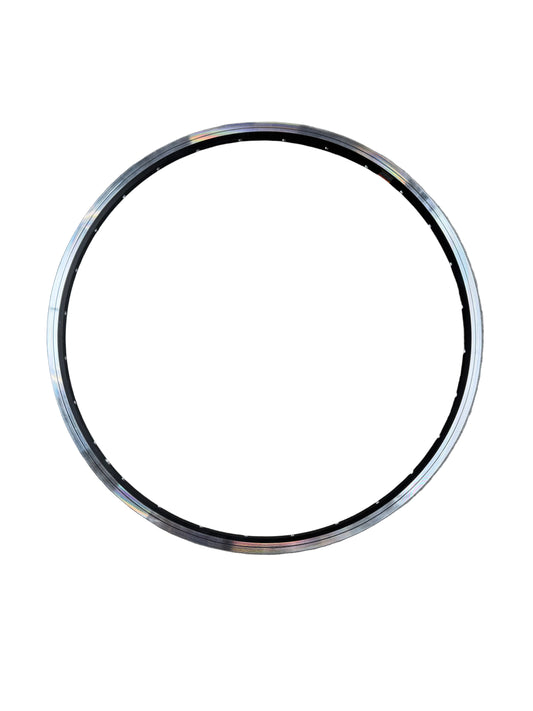 Velg 24x1.75/507 zwart cnc 28 gts enkelwandig
