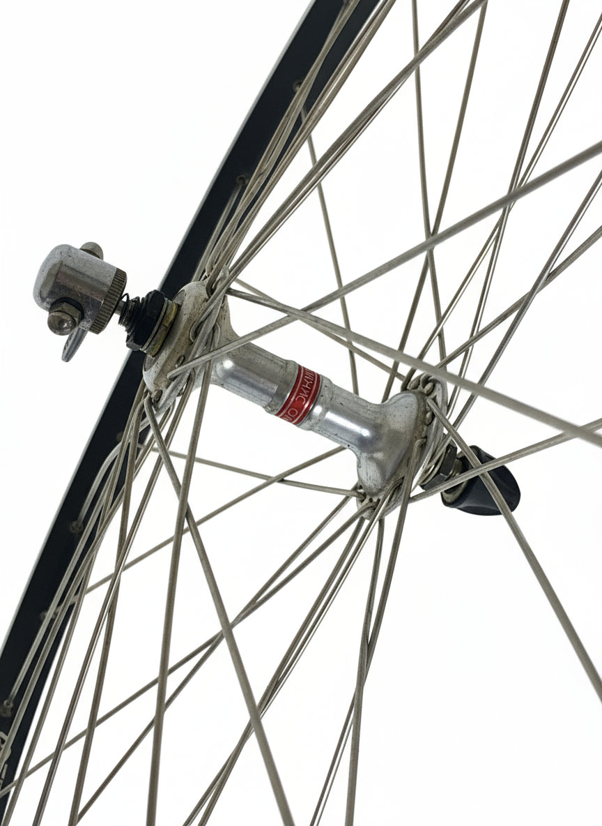 Voorwiel 26"- 559X19 Parallax alu zwart FM21 QR sp.14 RVS*