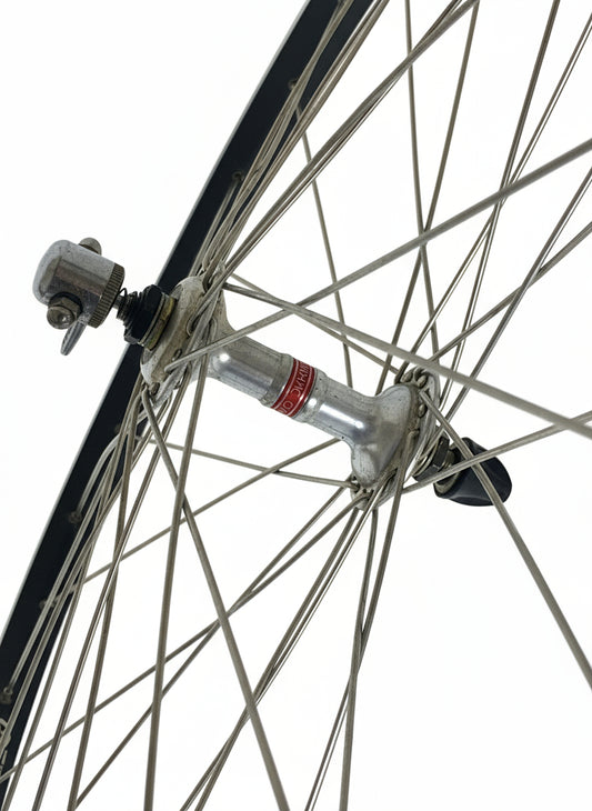 Voorwiel 26"- 559X19 Parallax alu zwart FM21 QR sp.14 RVS*