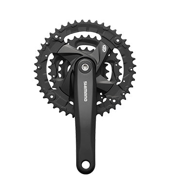 Shimano EFCM371E422XL crankstel N/Serie 9 spd. 175/44x32x22T kk vierkant